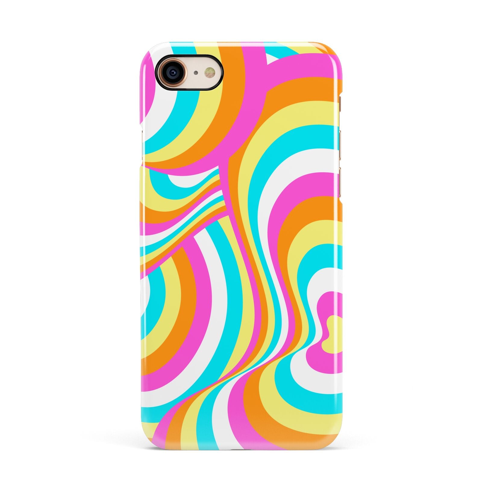 Seventies Abstract Apple iPhone 7 8 3D Snap Case