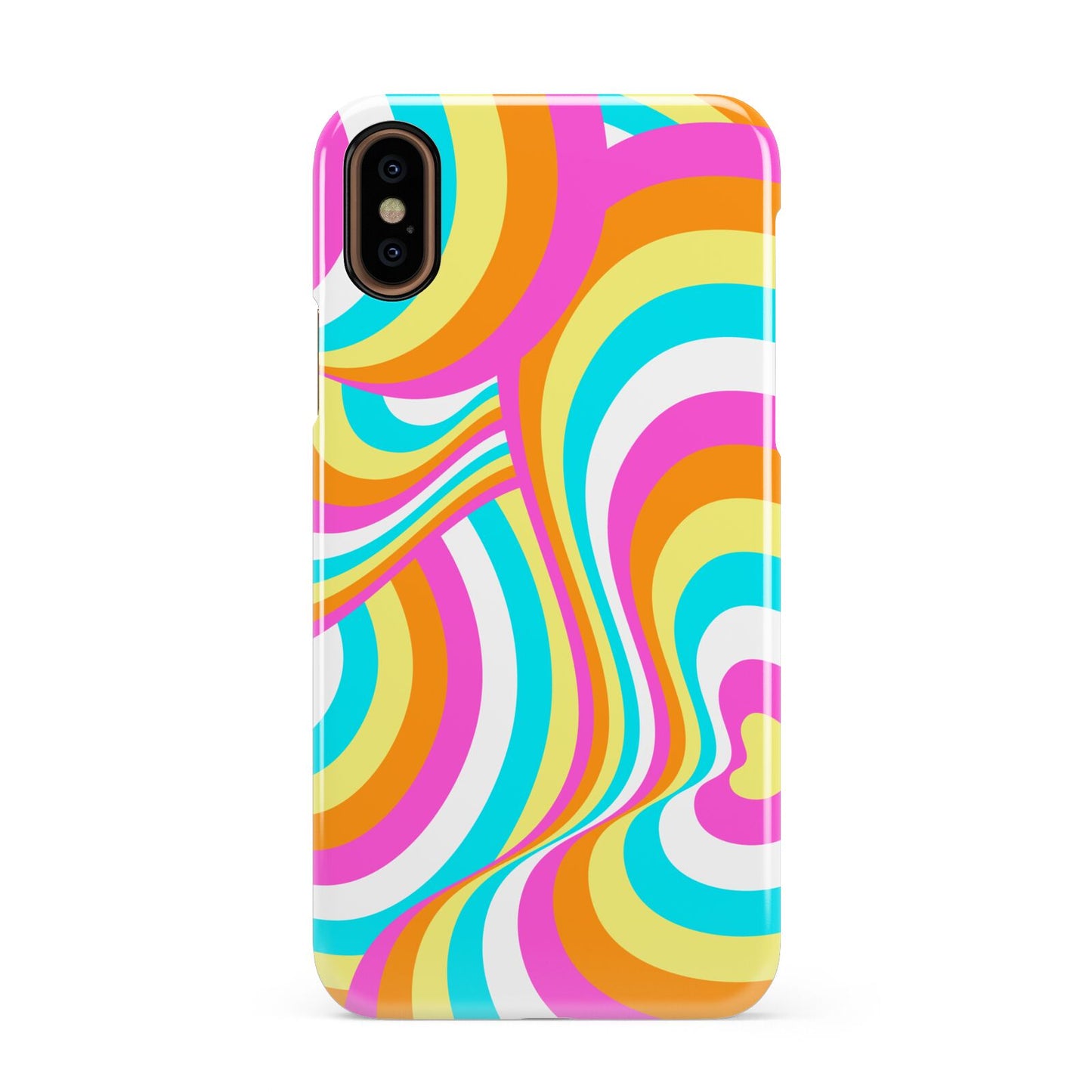 Seventies Abstract Apple iPhone XS 3D Snap Case