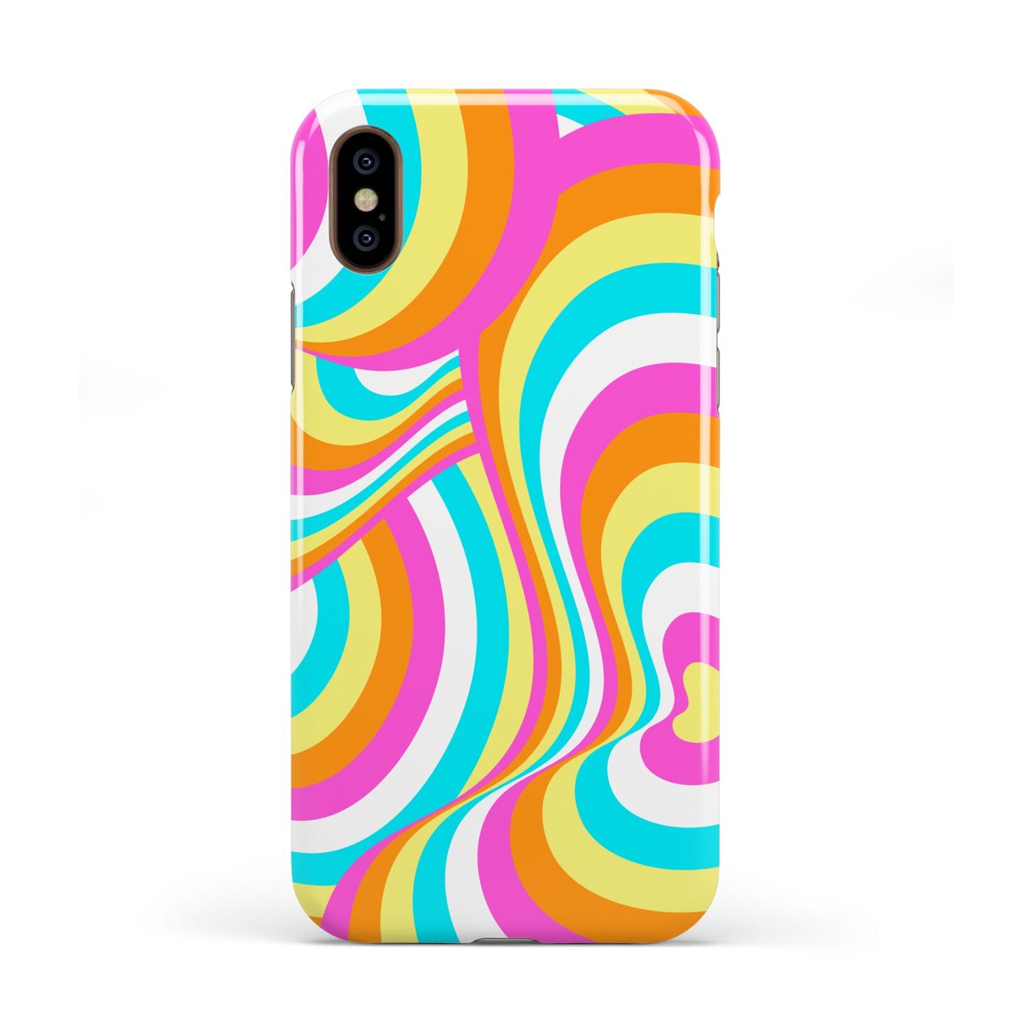 Seventies Abstract Apple iPhone XS 3D Tough