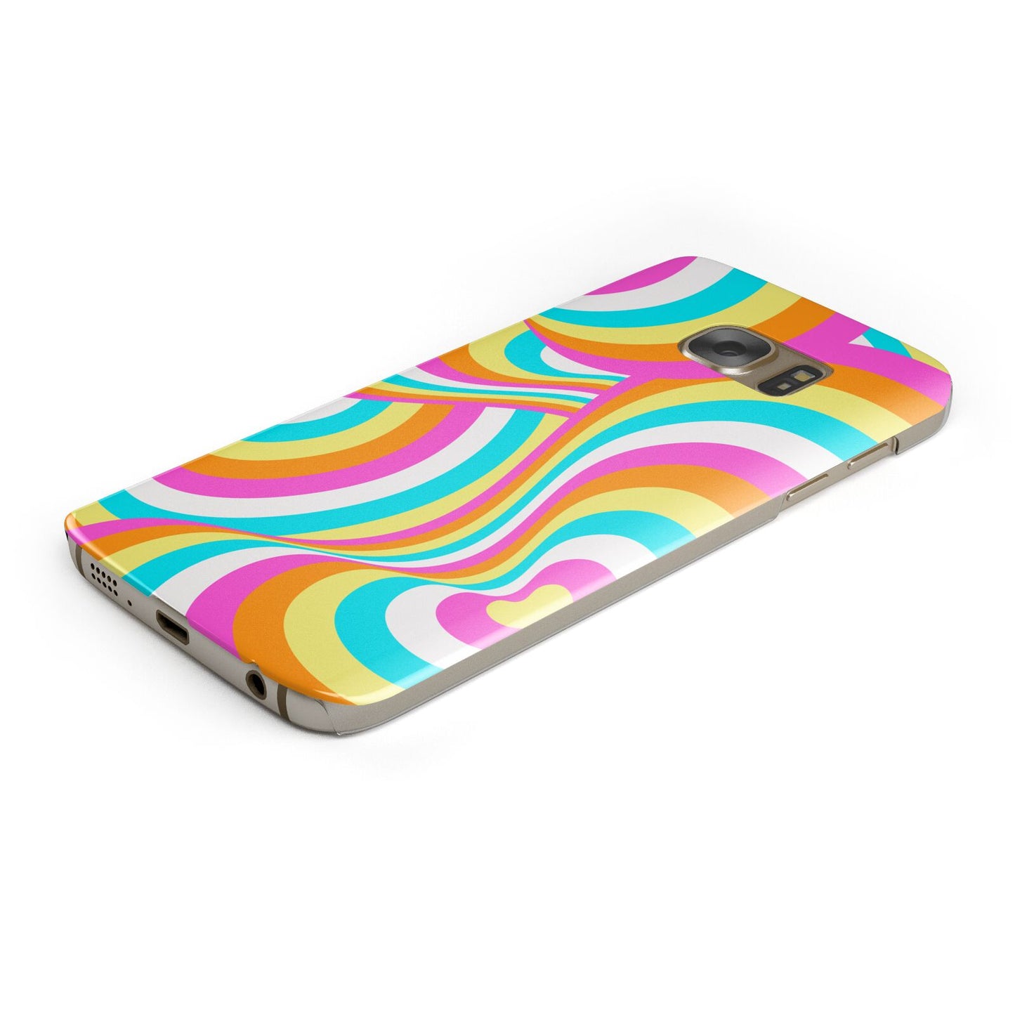 Seventies Abstract Samsung Galaxy Case Bottom Cutout