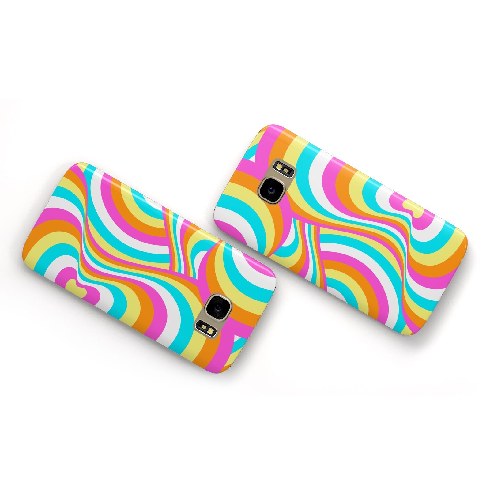 Seventies Abstract Samsung Galaxy Case Flat Overview