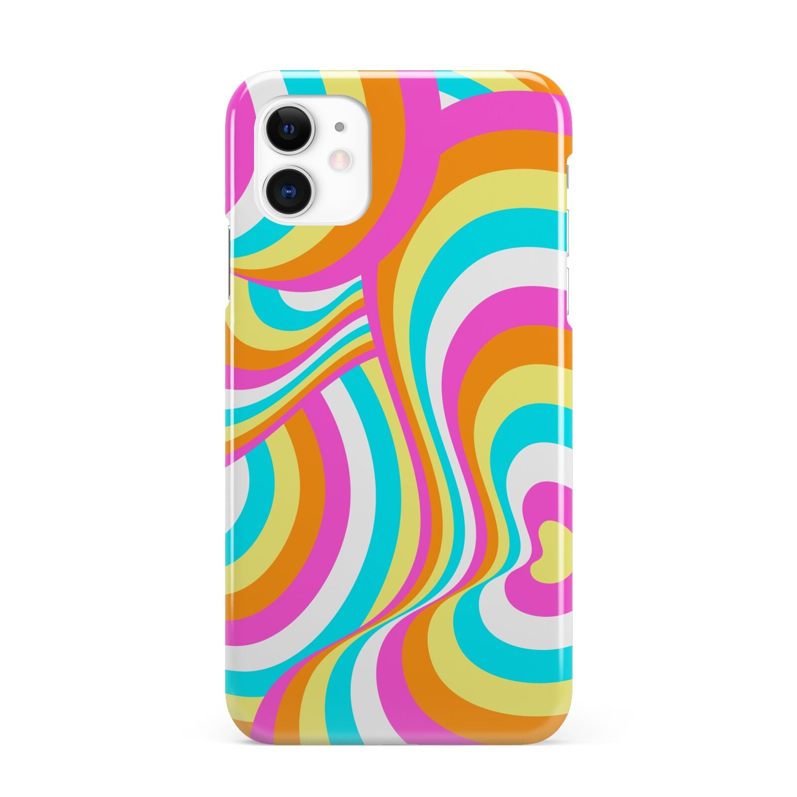 Seventies Abstract iPhone 11 3D Snap Case