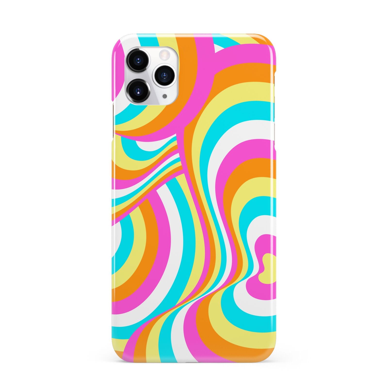 Seventies Abstract iPhone 11 Pro Max 3D Snap Case