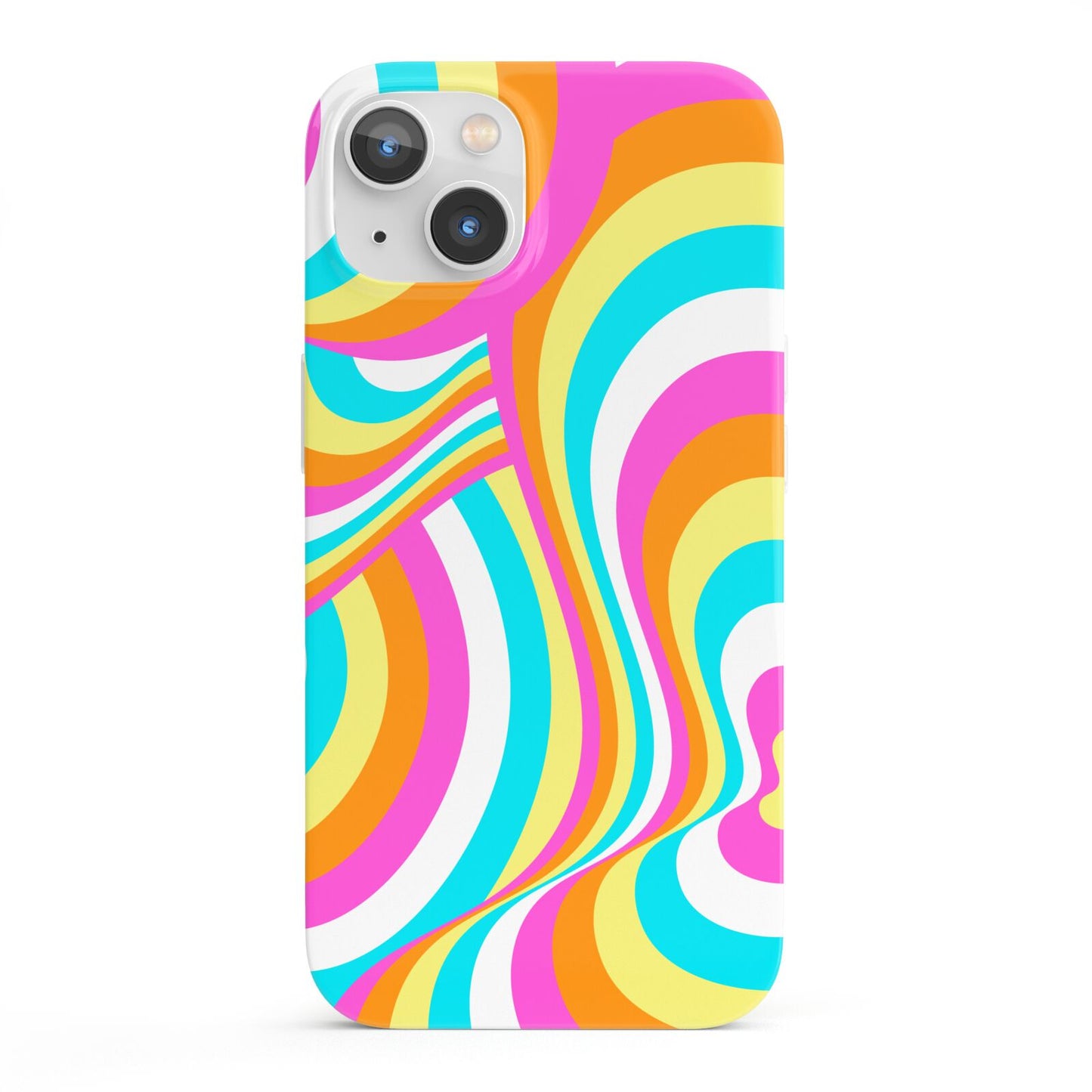 Seventies Abstract iPhone 13 Full Wrap 3D Snap Case