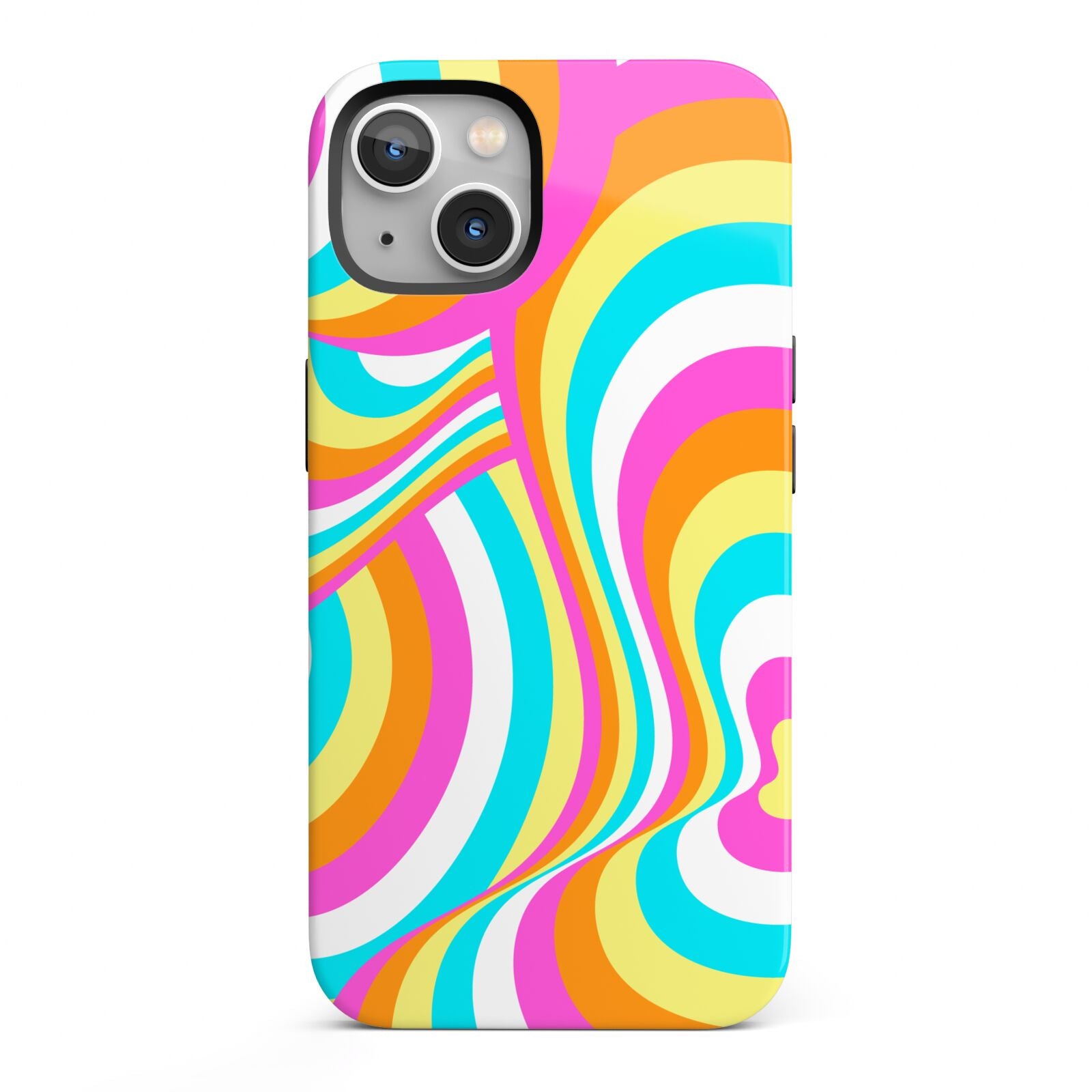 Seventies Abstract iPhone 13 Full Wrap 3D Tough Case