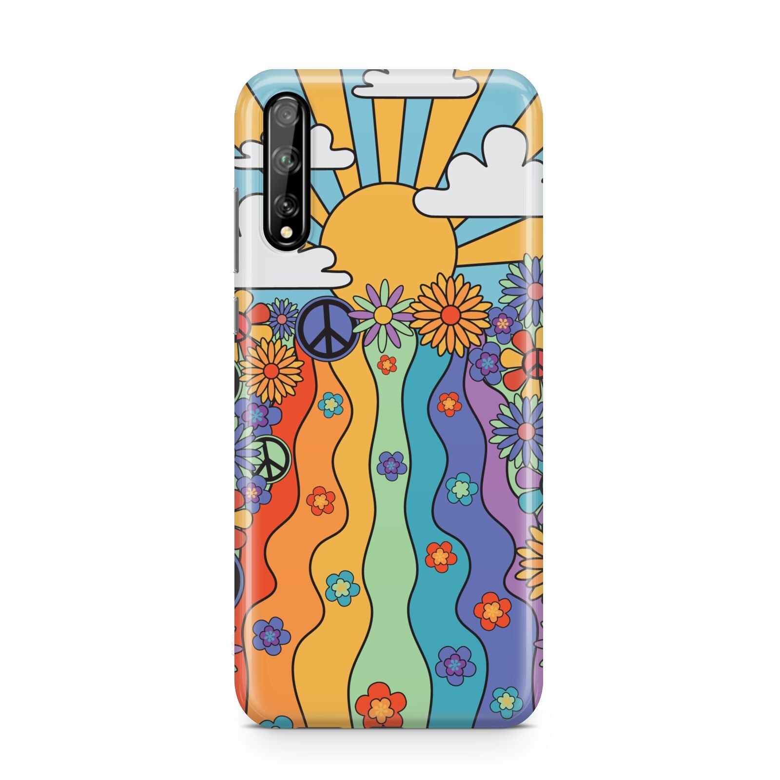 Seventies Groovy Retro Huawei Enjoy 10s Phone Case