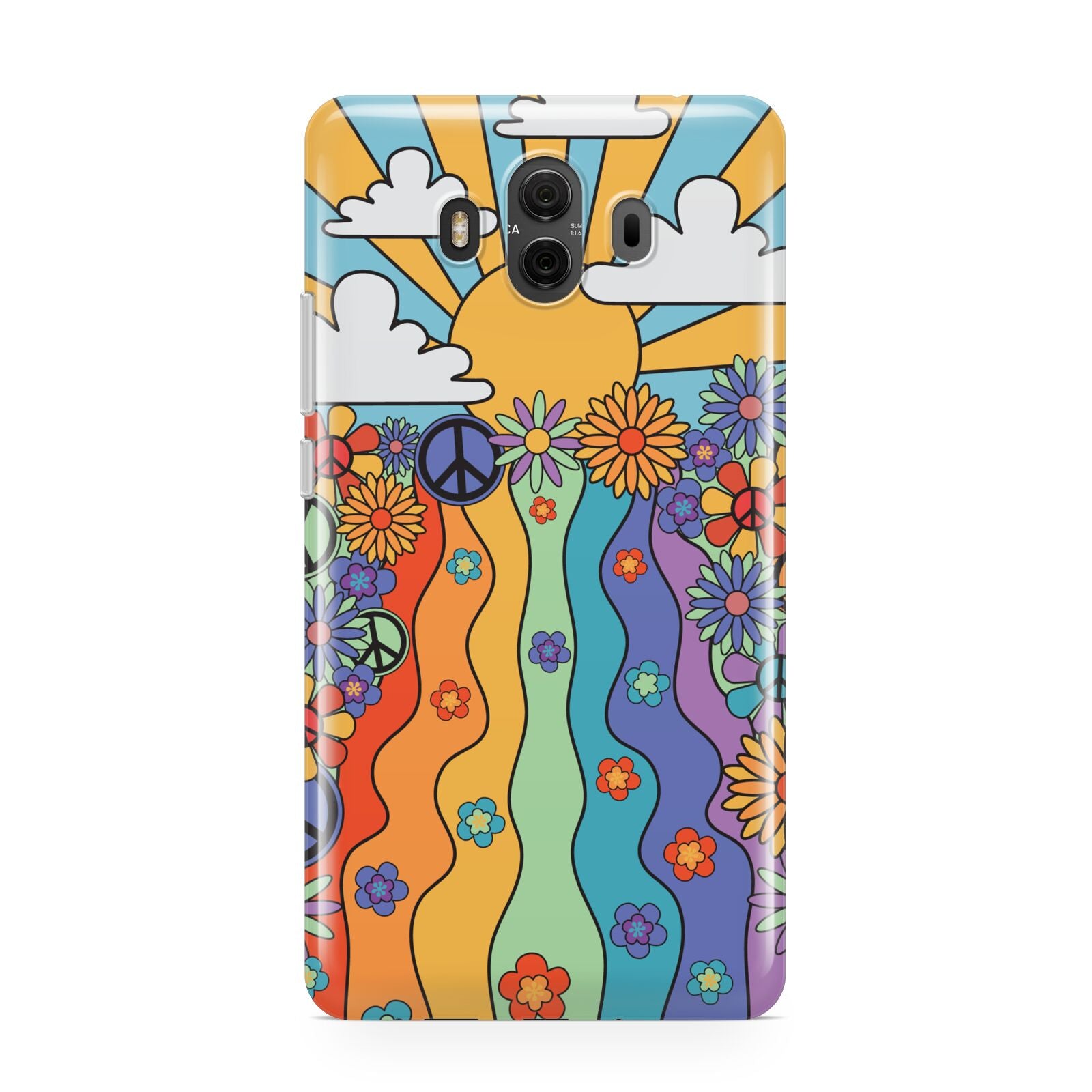 Seventies Groovy Retro Huawei Mate 10 Protective Phone Case