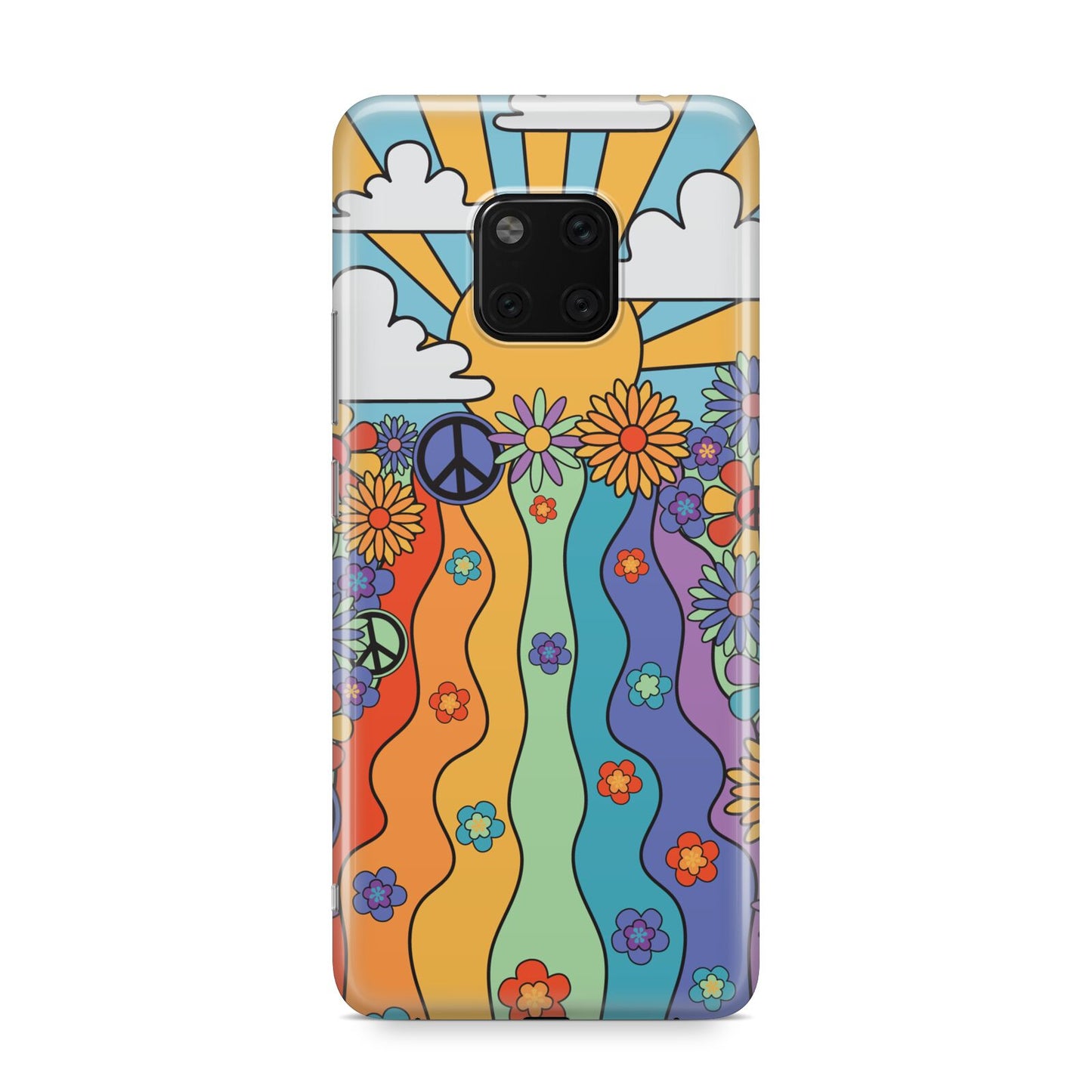 Seventies Groovy Retro Huawei Mate 20 Pro Phone Case