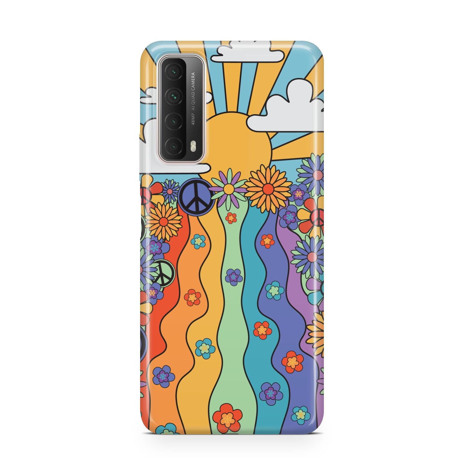 Seventies Groovy Retro Huawei P Smart 2021