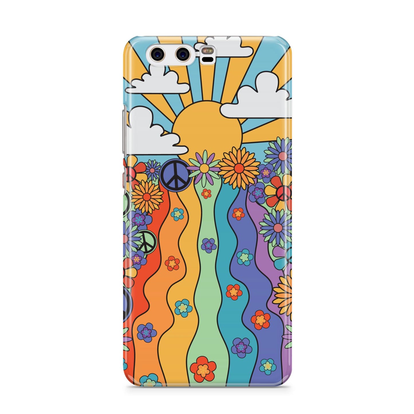 Seventies Groovy Retro Huawei P10 Phone Case