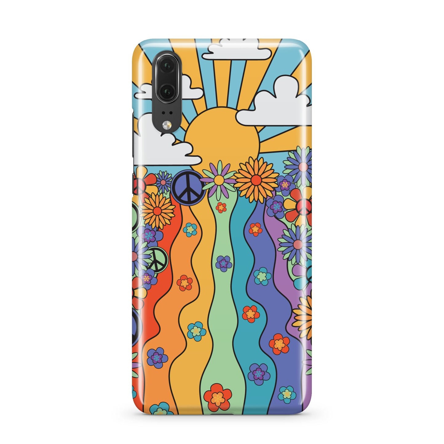 Seventies Groovy Retro Huawei P20 Phone Case