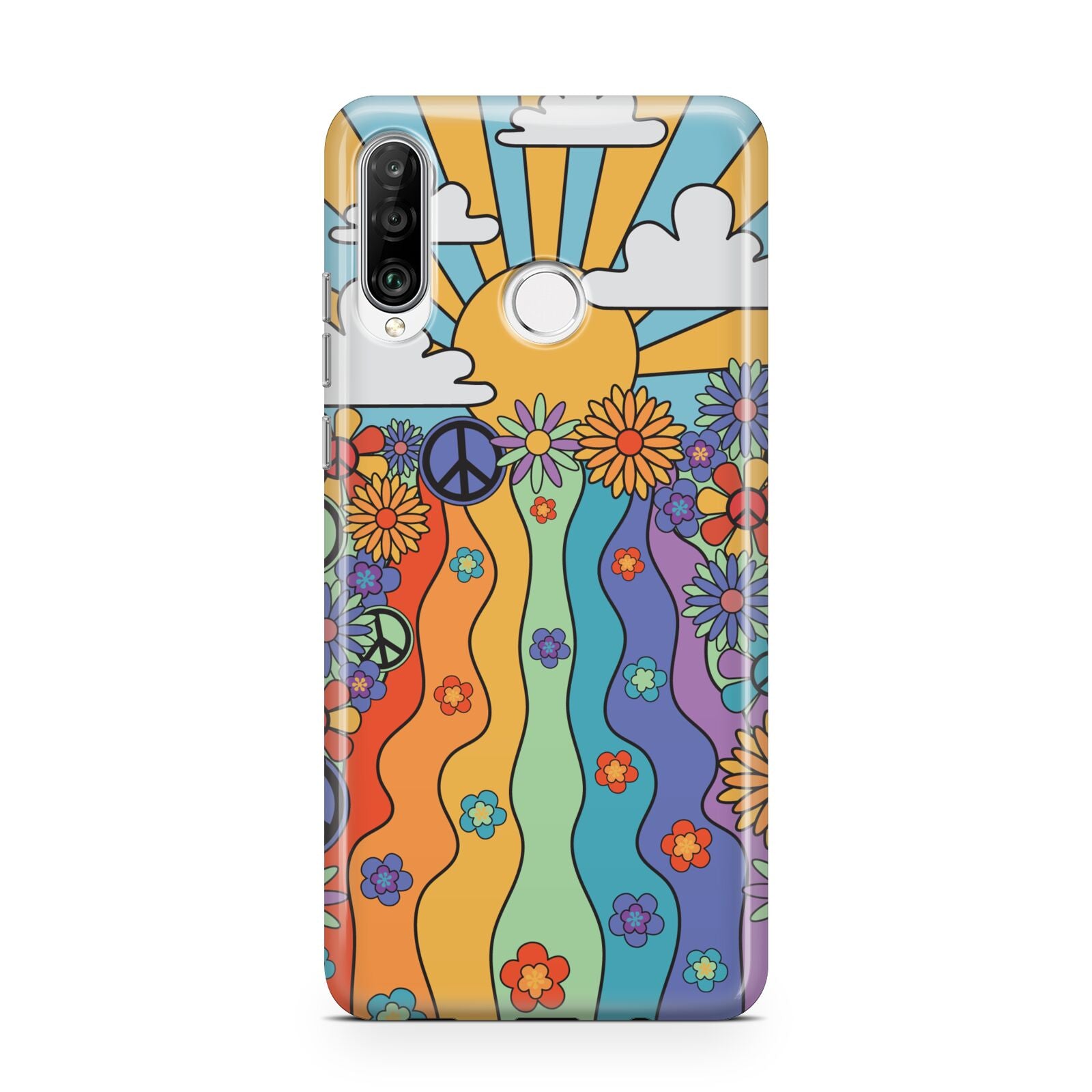 Seventies Groovy Retro Huawei P30 Lite Phone Case