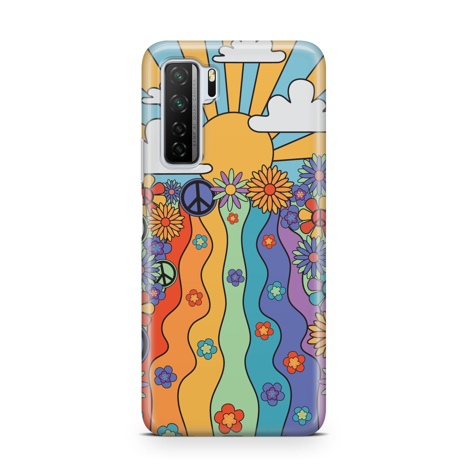 Seventies Groovy Retro Huawei P40 Lite 5G Phone Case