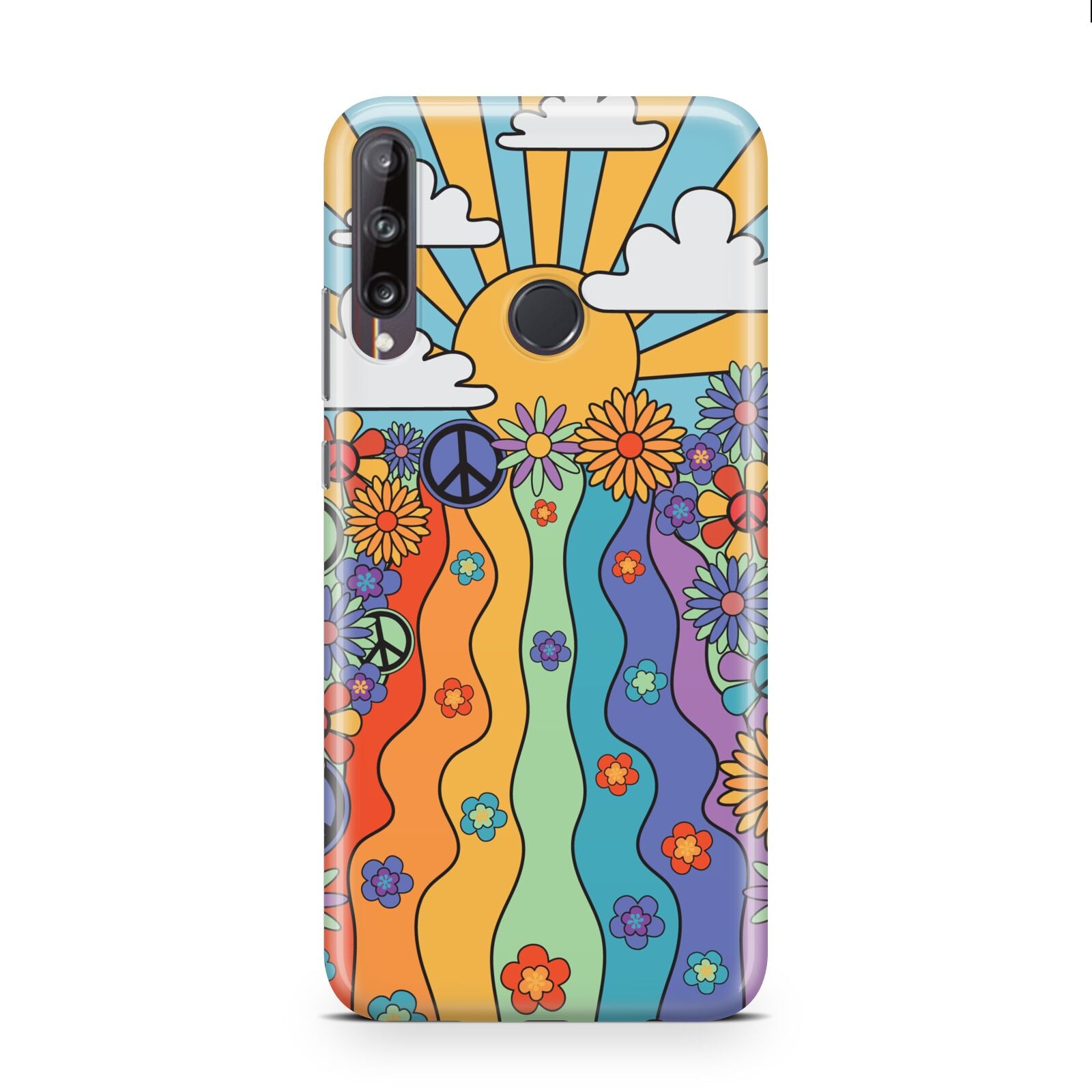 Seventies Groovy Retro Huawei P40 Lite E Phone Case