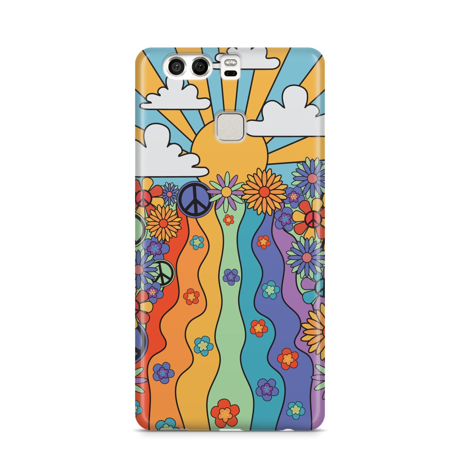 Seventies Groovy Retro Huawei P9 Case