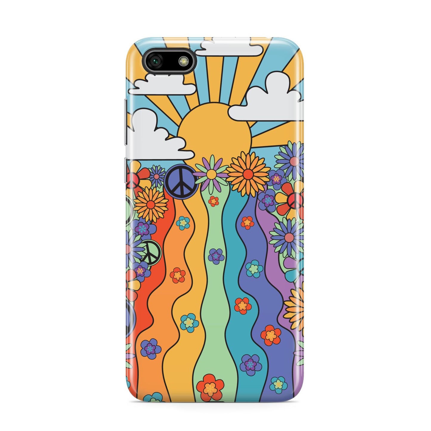 Seventies Groovy Retro Huawei Y5 Prime 2018 Phone Case