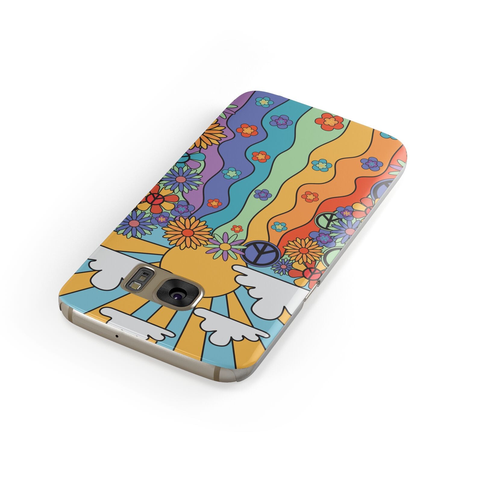 Seventies Groovy Retro Samsung Galaxy Case Front Close Up