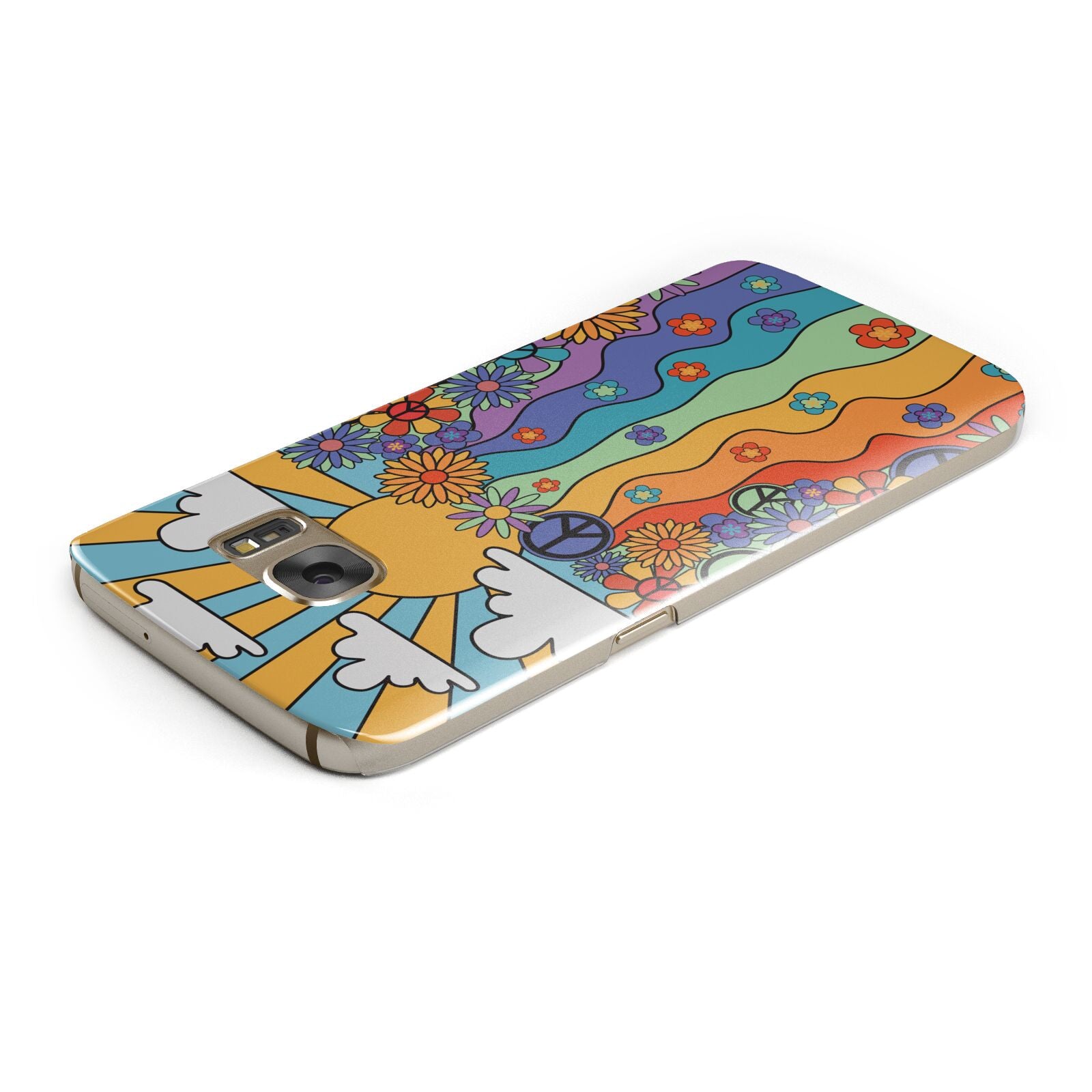 Seventies Groovy Retro Samsung Galaxy Case Top Cutout