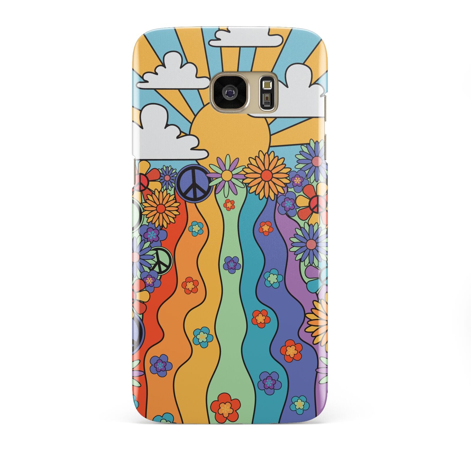 Seventies Groovy Retro Samsung Galaxy S7 Edge Case