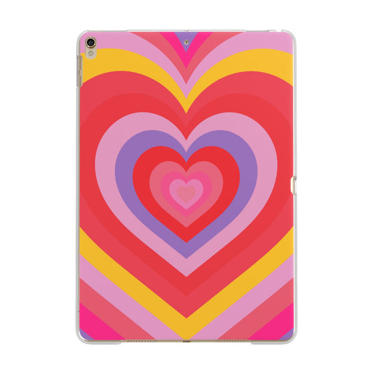 Seventies Heart Apple iPad Gold Case