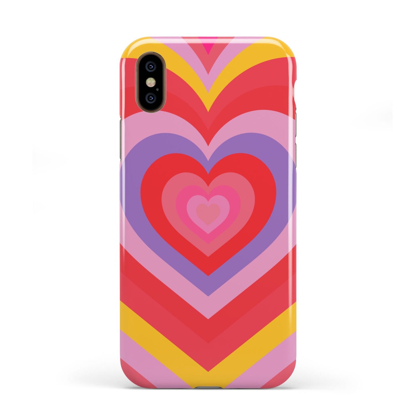 Seventies Heart Apple iPhone XS 3D Tough