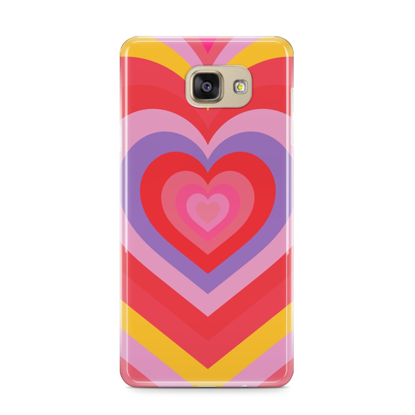 Seventies Heart Samsung Galaxy A9 2016 Case on gold phone