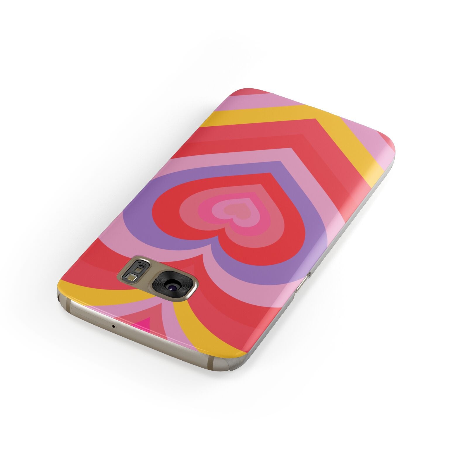 Seventies Heart Samsung Galaxy Case Front Close Up