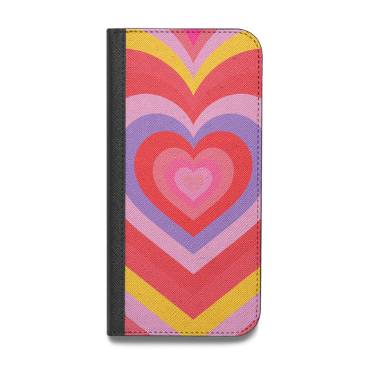 Seventies Heart Vegan Leather Flip Samsung Case