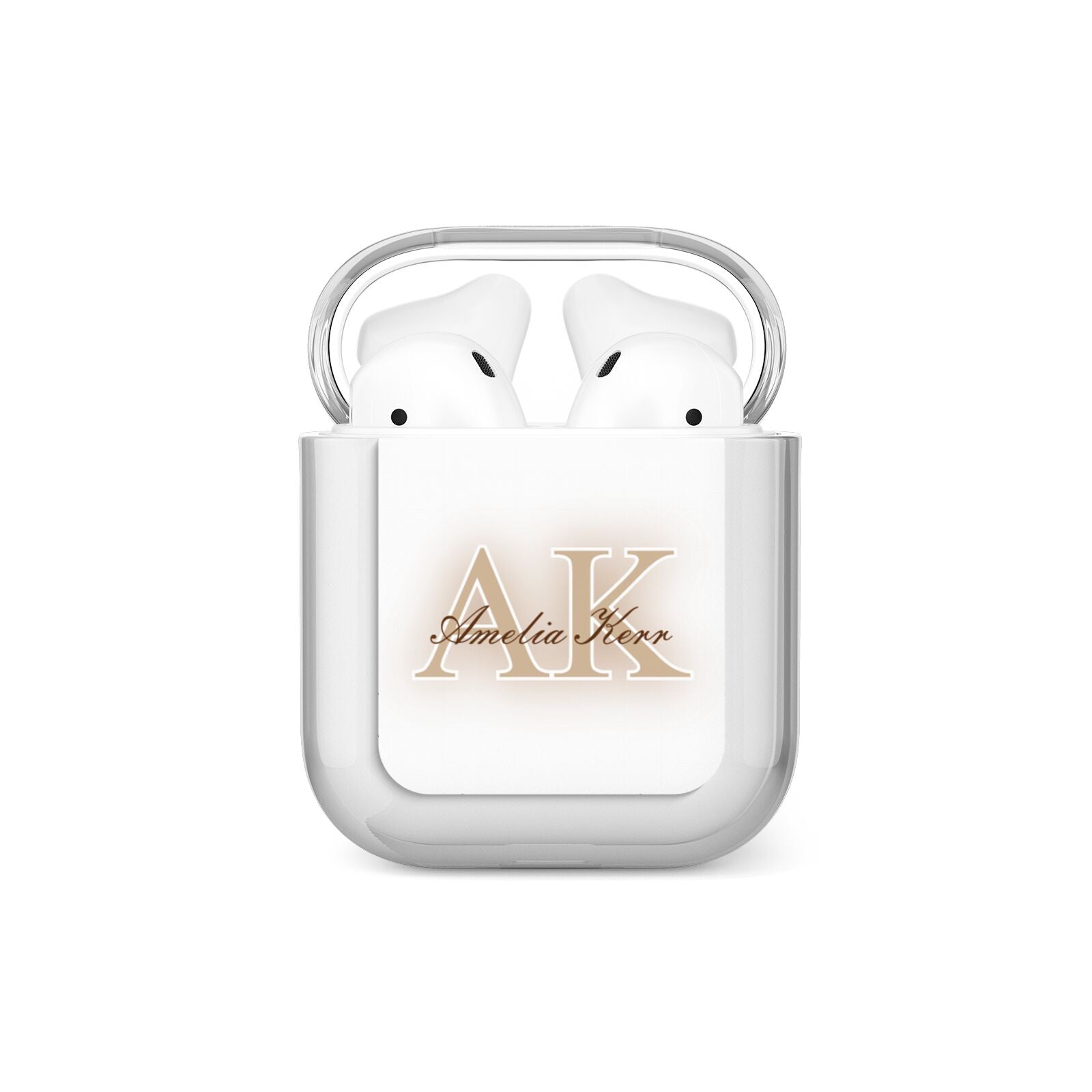 Shadow Initial Personalised AirPods Case