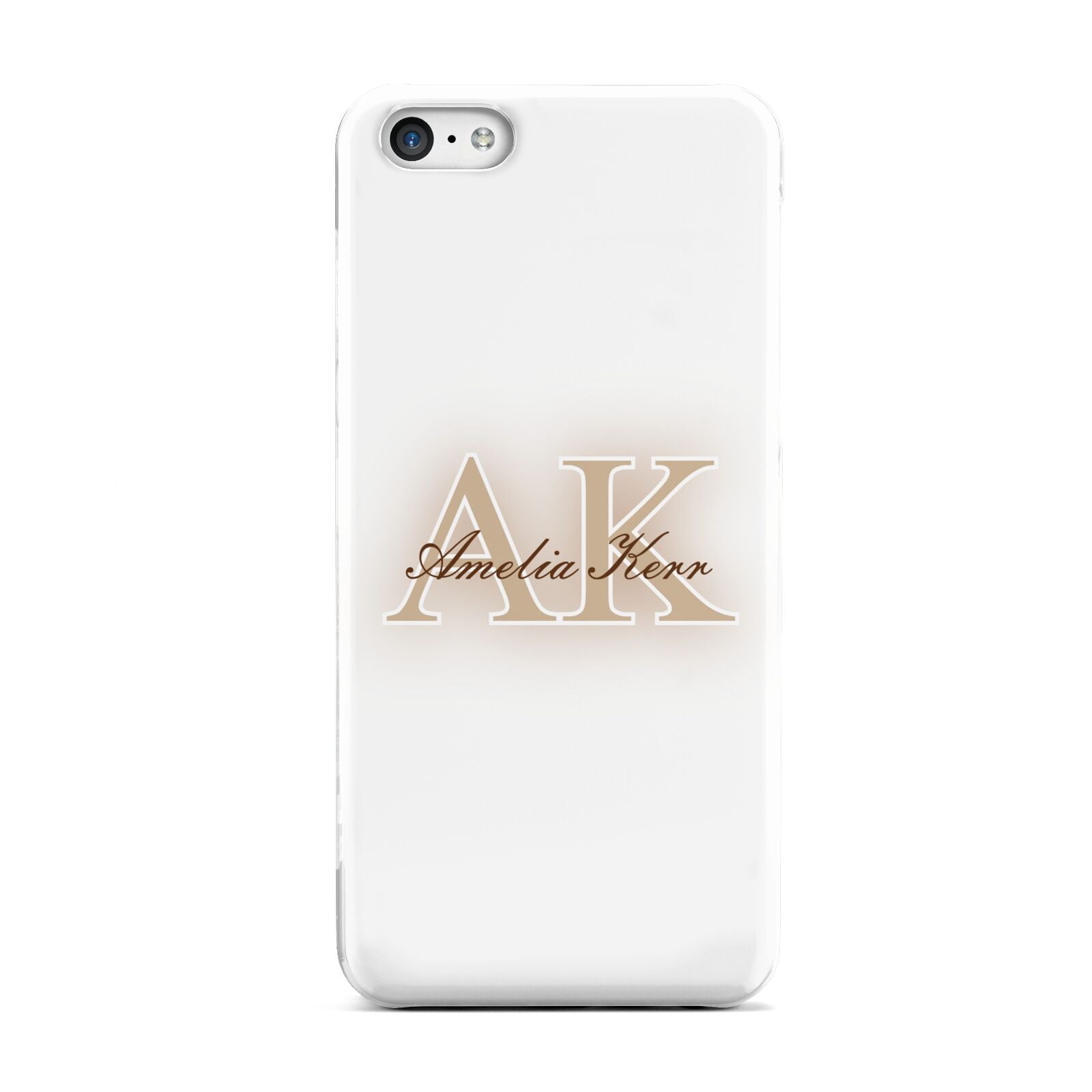 Shadow Initial Personalised Apple iPhone 5c Case