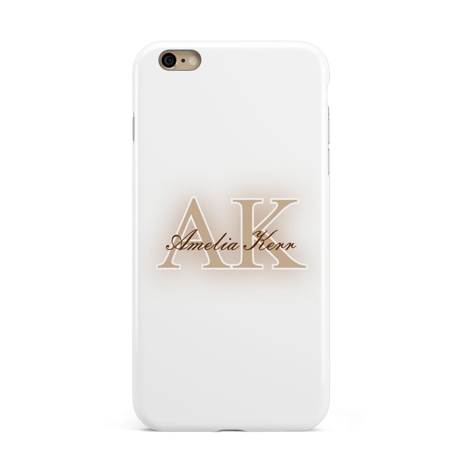 Shadow Initial Personalised Apple iPhone 6 Plus 3D Tough Case