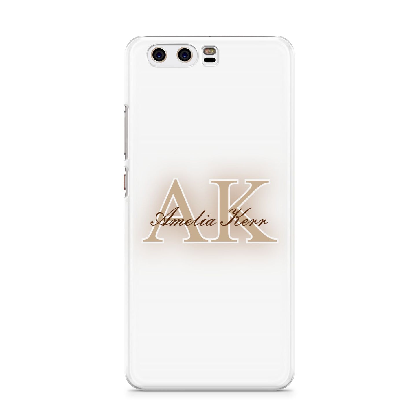 Shadow Initial Personalised Huawei P10 Phone Case