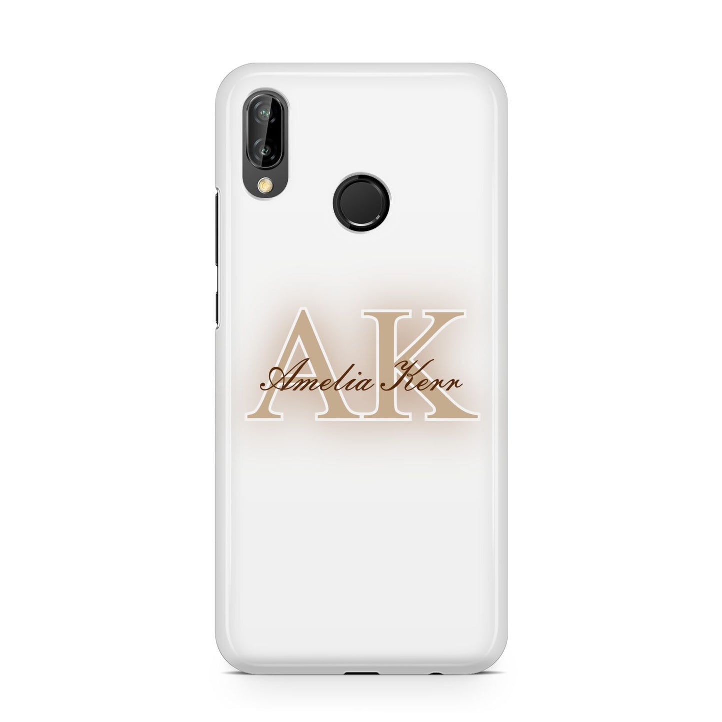 Shadow Initial Personalised Huawei P20 Lite Phone Case