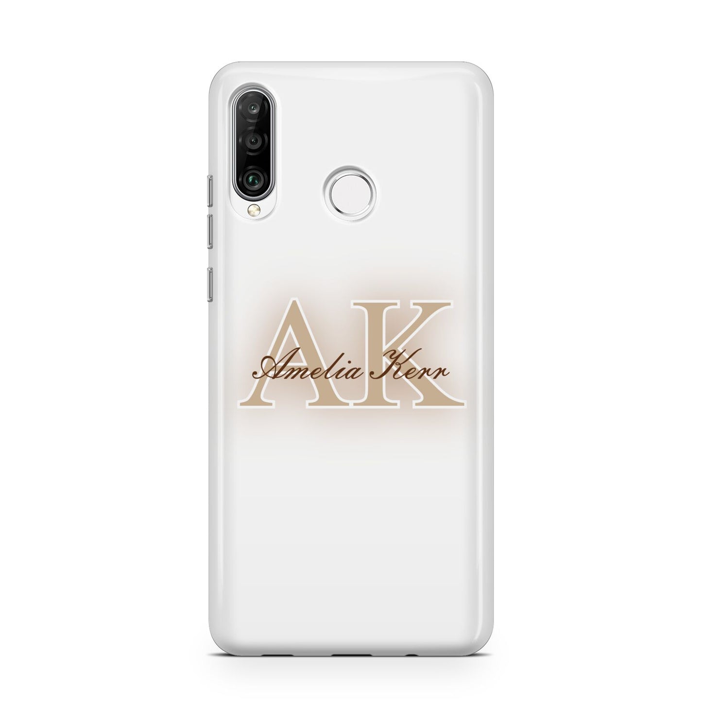 Shadow Initial Personalised Huawei P30 Lite Phone Case