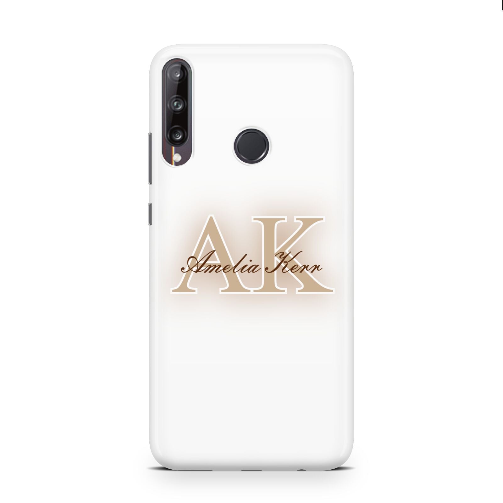 Shadow Initial Personalised Huawei P40 Lite E Phone Case