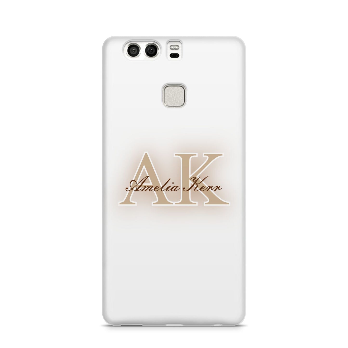 Shadow Initial Personalised Huawei P9 Case