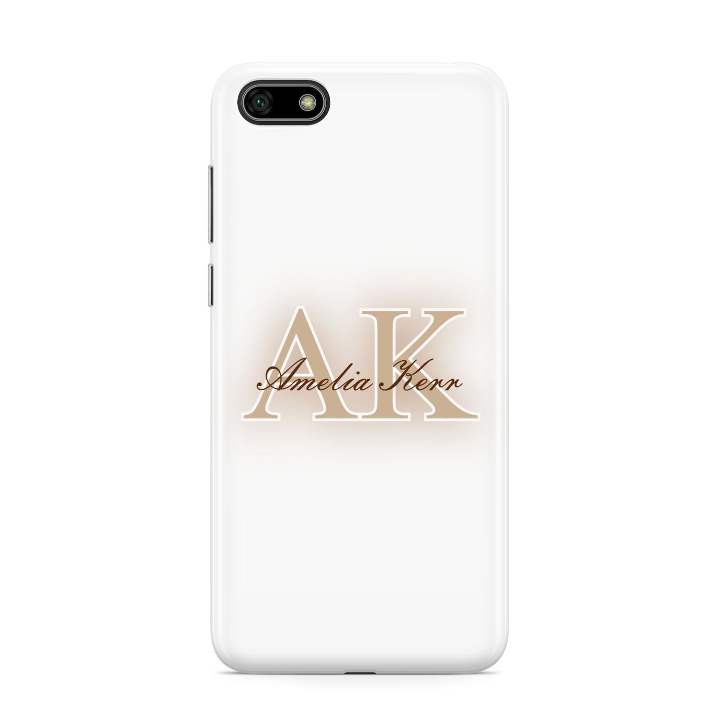 Shadow Initial Personalised Huawei Y5 Prime 2018 Phone Case