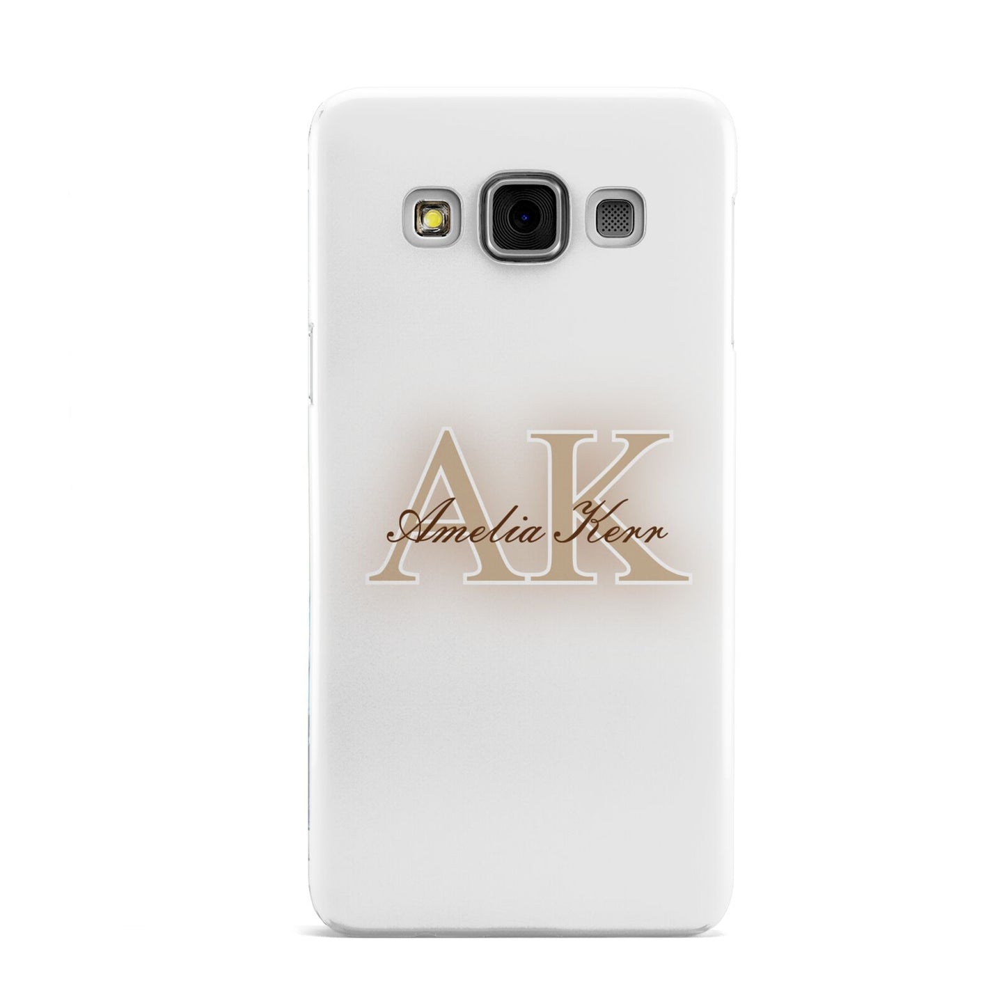 Shadow Initial Personalised Samsung Galaxy A3 Case