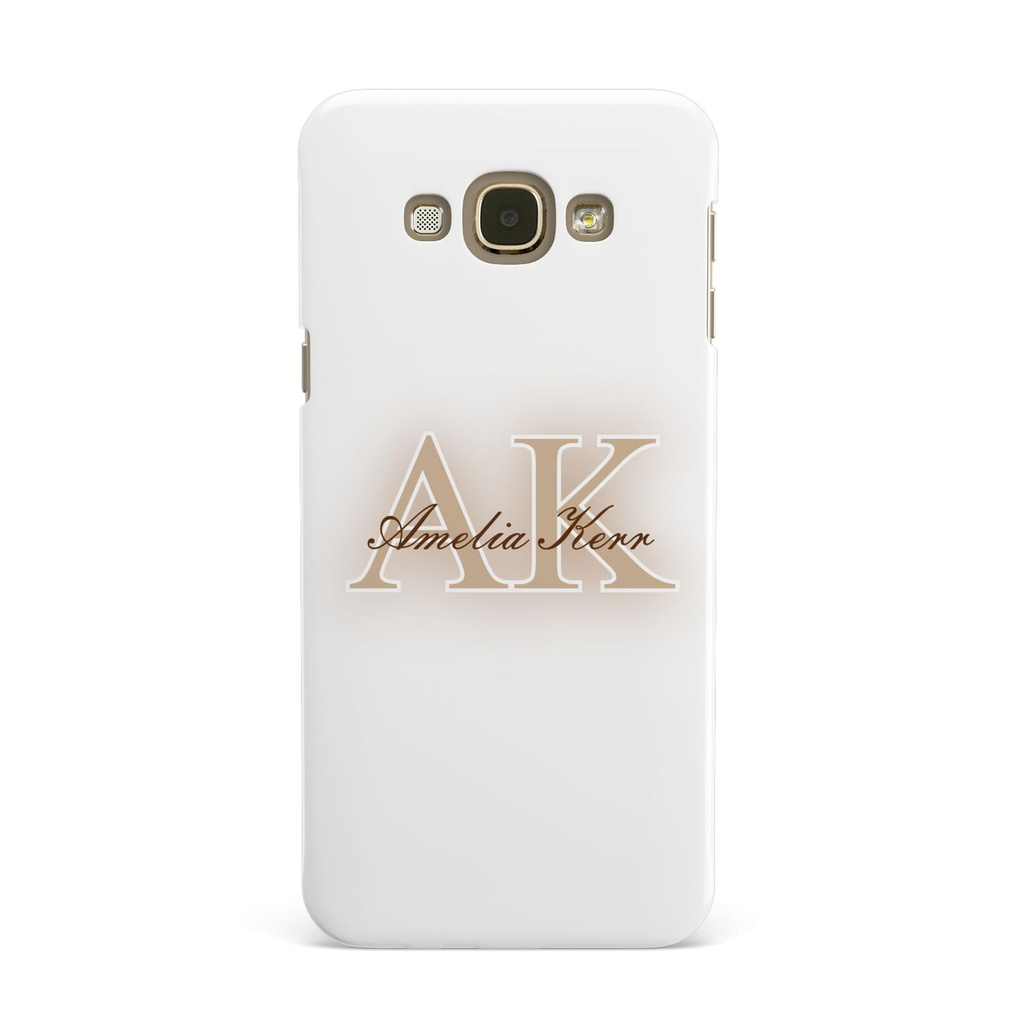 Shadow Initial Personalised Samsung Galaxy A8 Case