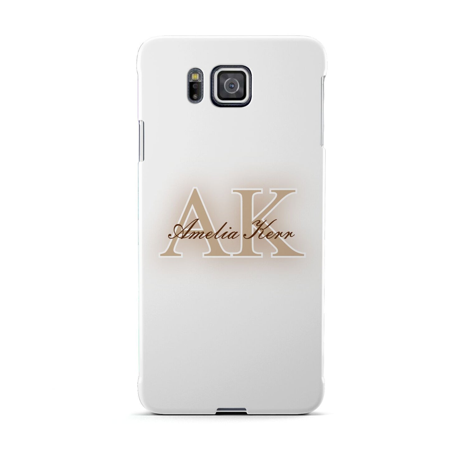 Shadow Initial Personalised Samsung Galaxy Alpha Case