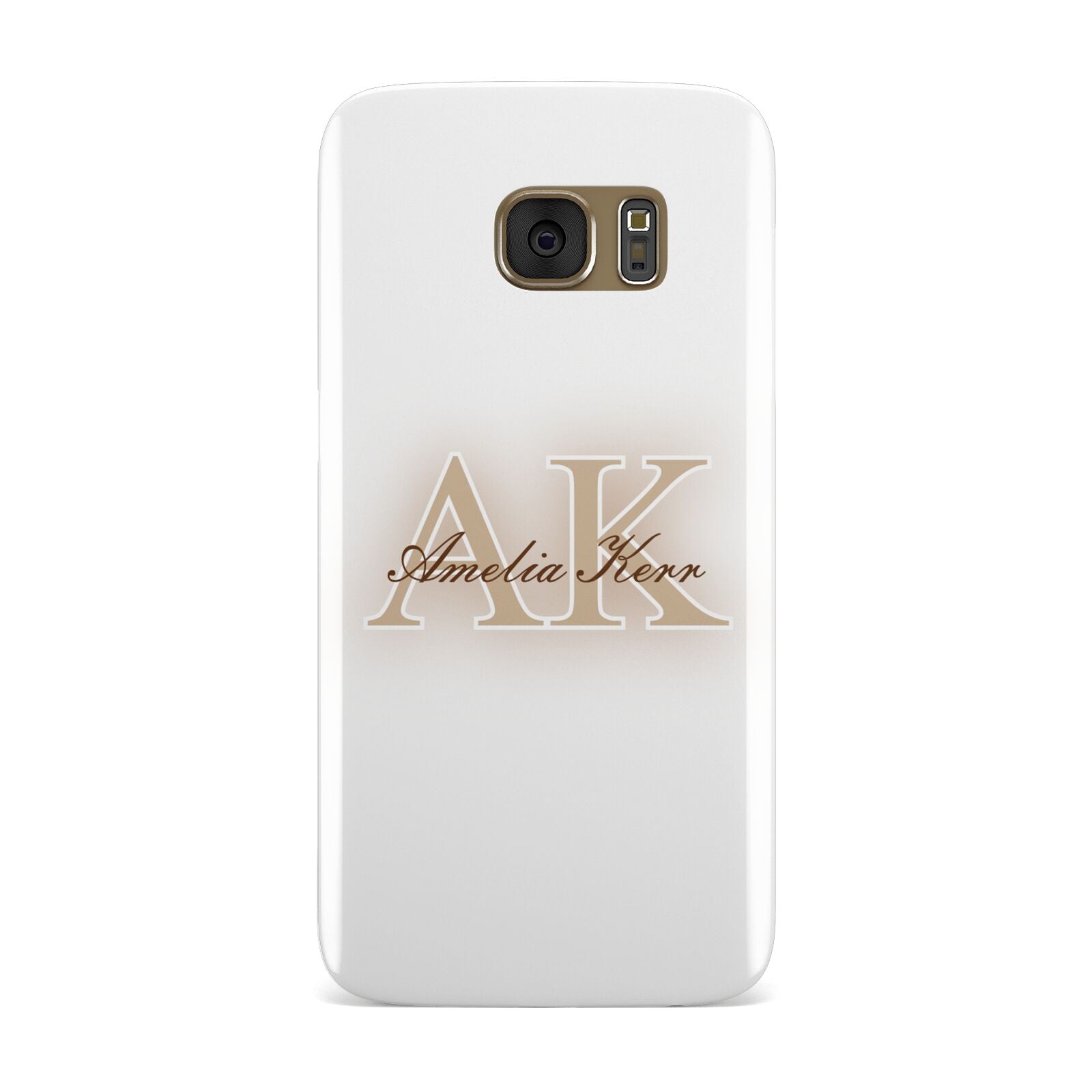 Shadow Initial Personalised Samsung Galaxy Case