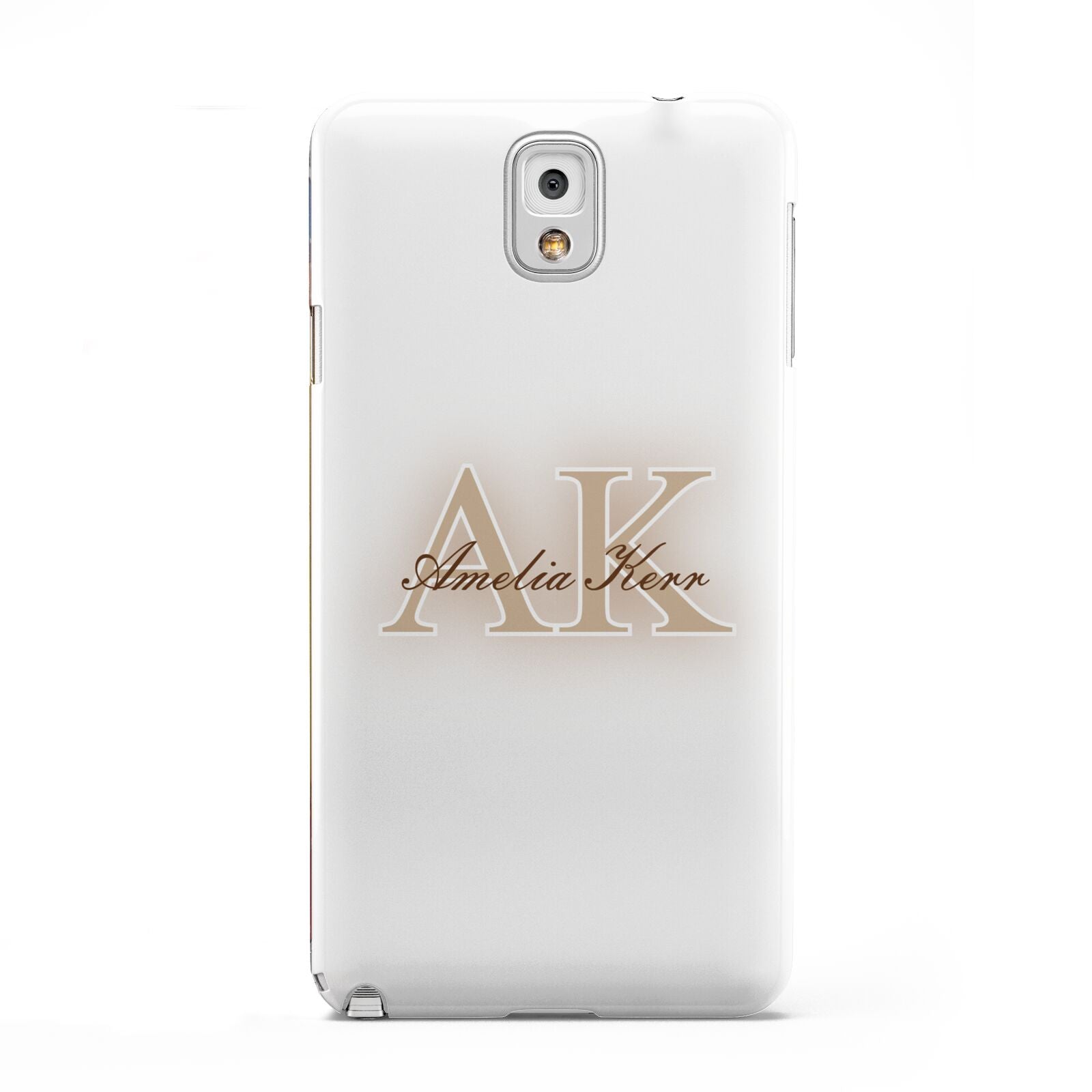 Shadow Initial Personalised Samsung Galaxy Note 3 Case