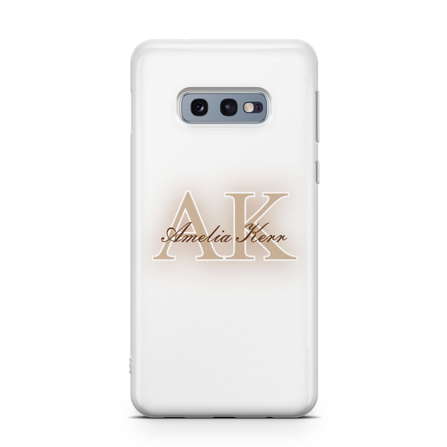 Shadow Initial Personalised Samsung Galaxy S10E Case