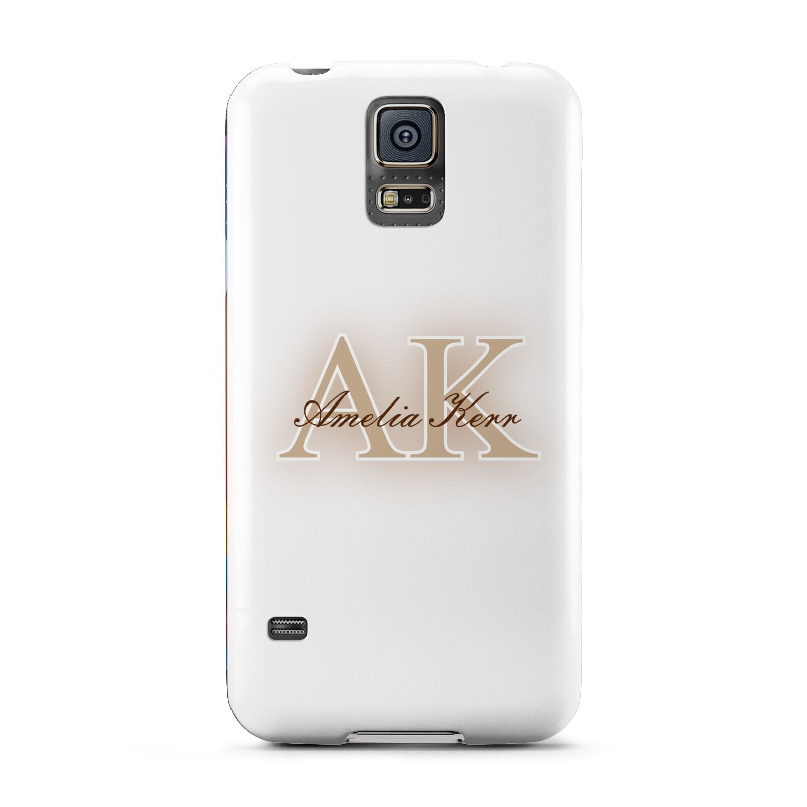 Shadow Initial Personalised Samsung Galaxy S5 Case