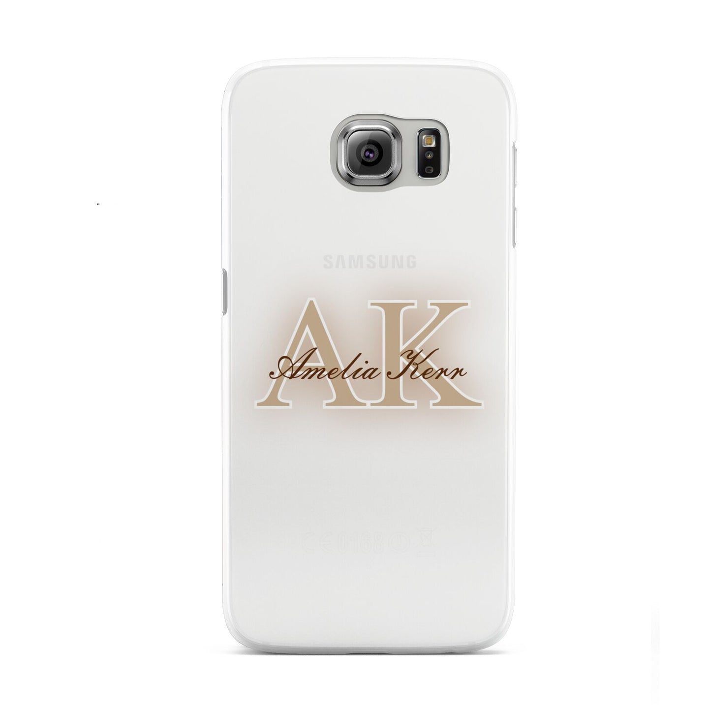 Shadow Initial Personalised Samsung Galaxy S6 Case