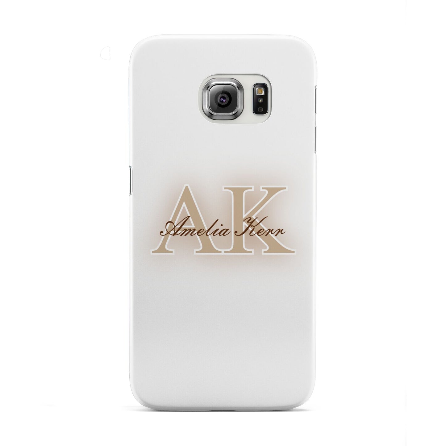 Shadow Initial Personalised Samsung Galaxy S6 Edge Case