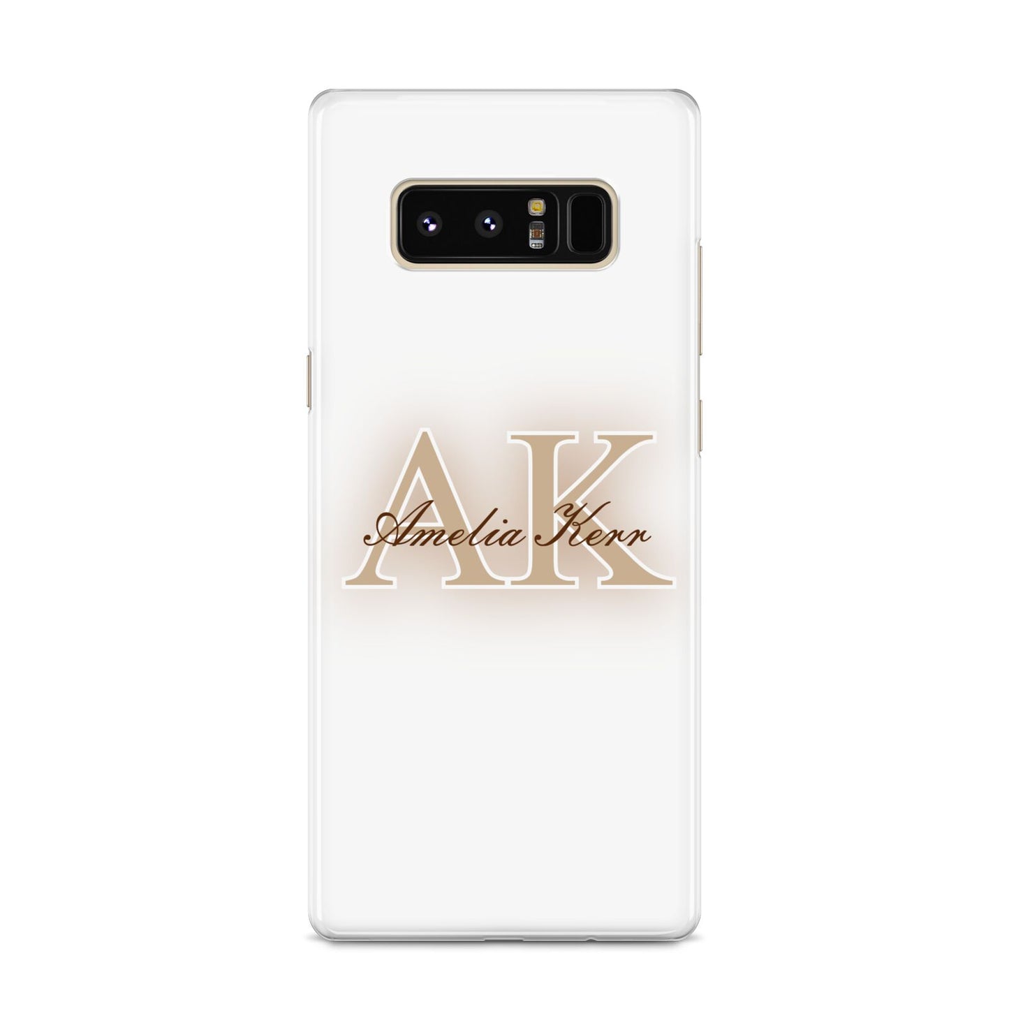 Shadow Initial Personalised Samsung Galaxy S8 Case