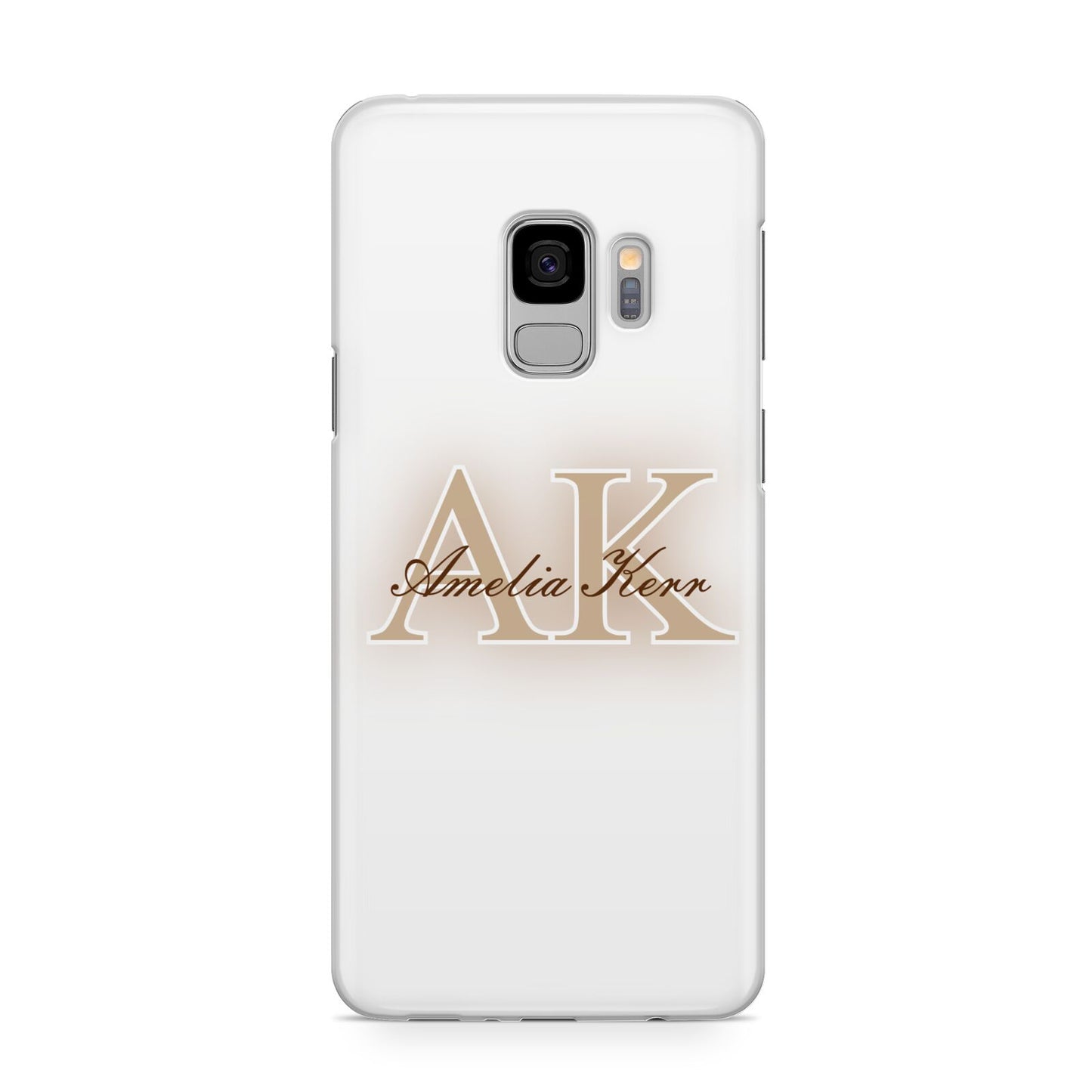 Shadow Initial Personalised Samsung Galaxy S9 Case