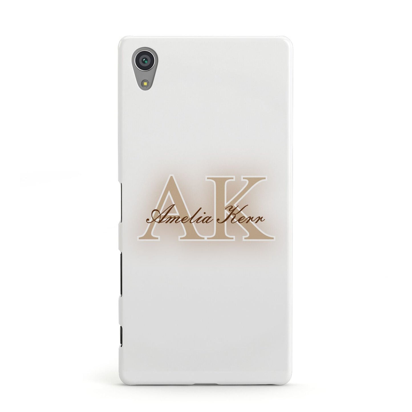 Shadow Initial Personalised Sony Xperia Case