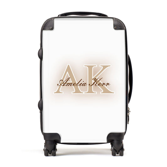 Shadow Initial Personalised Suitcase